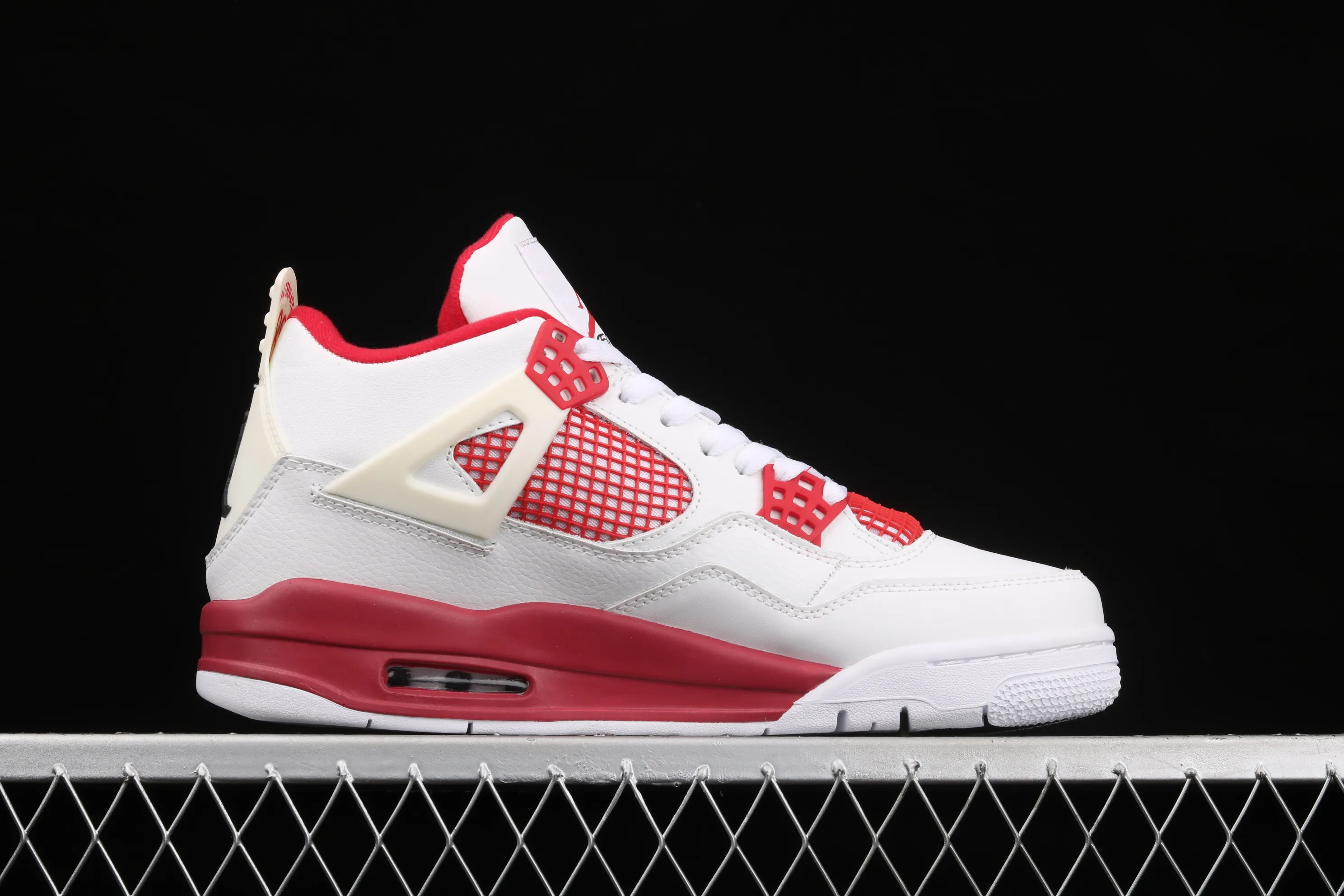 All categories Air Jordan Jordan series basketball shoes Air Jordan 4 G version Air Jordan 4 Motorsport AJ4 Joe 4 Racing White Red 308497-106